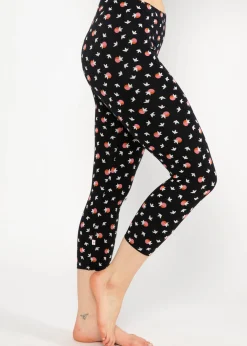 Damen Blutsgeschwister Leggings|Capri Leggings|Capri Leggings Cropped Laune Legs