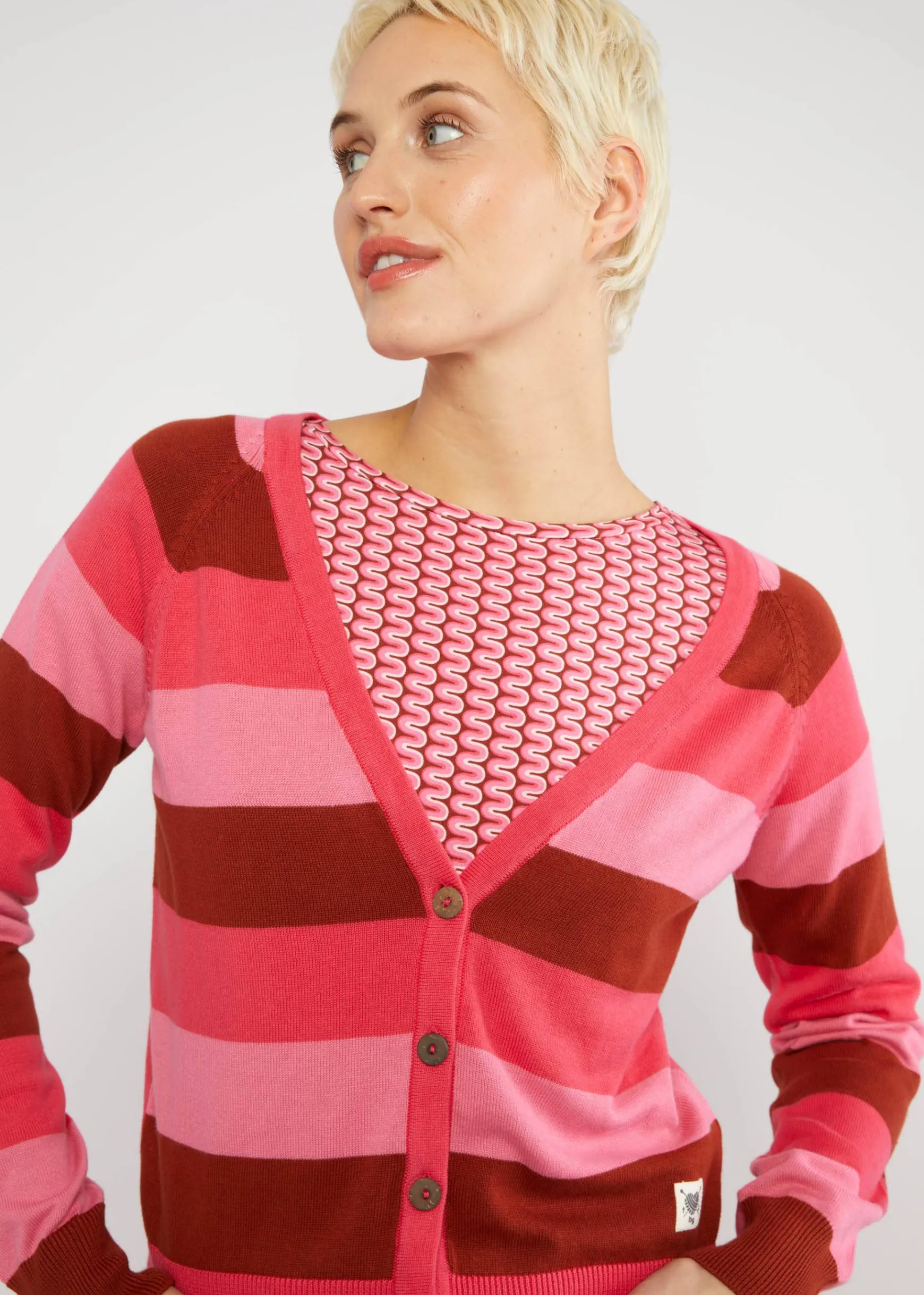 Damen Blutsgeschwister Cardigans|Cardigan Bright Side of Life