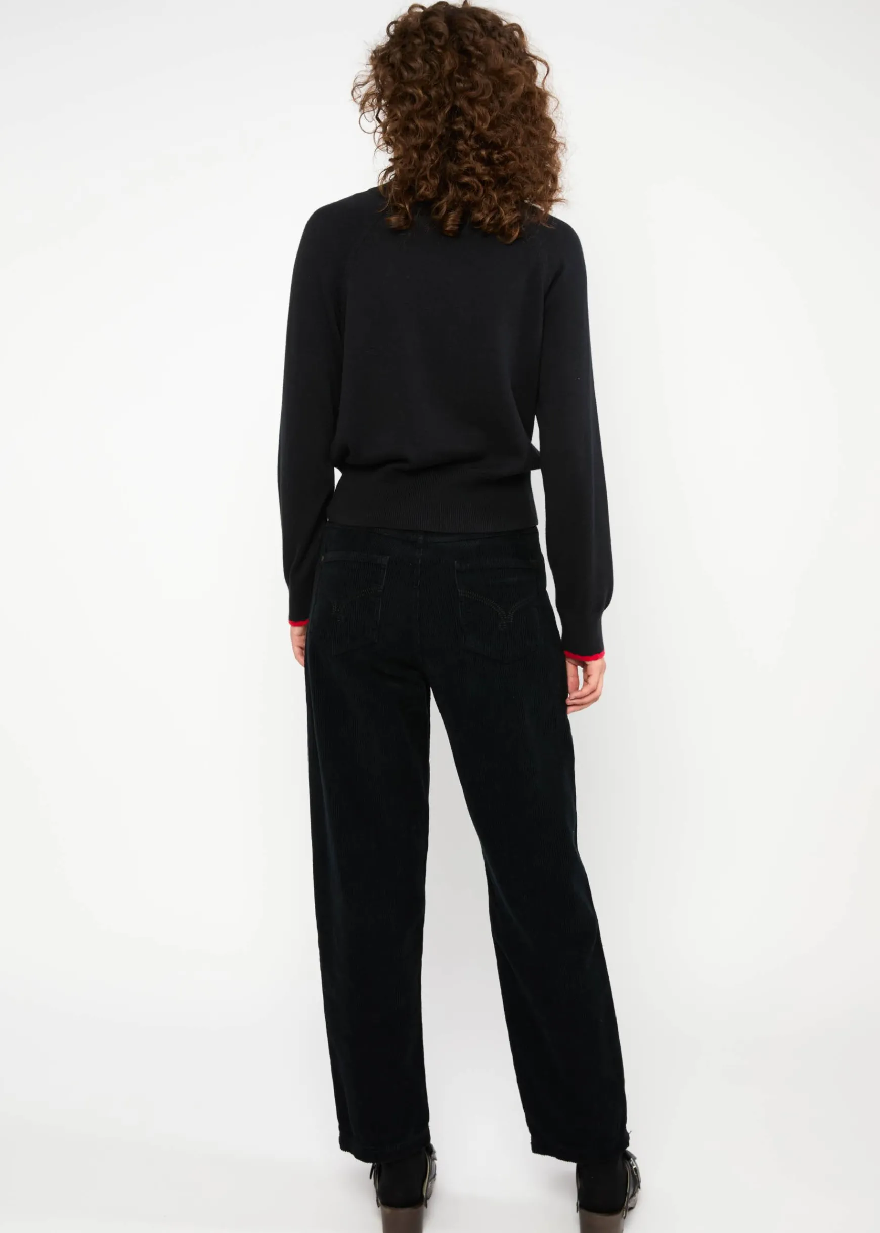 Damen Blutsgeschwister Cordhosen|Stoffhosen|Cordhose High Waist Olotte