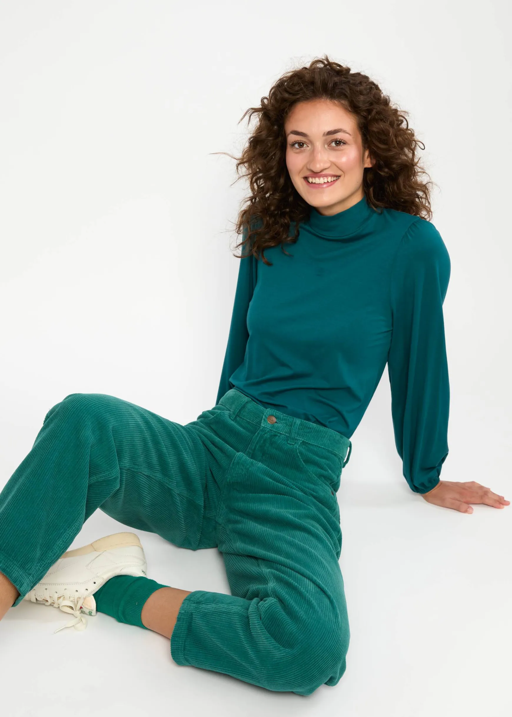 Damen Blutsgeschwister Cordhosen|Stoffhosen|Cordhose High Waist Olotte