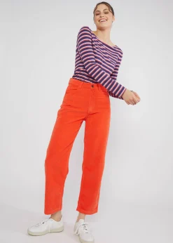 Damen Blutsgeschwister Cordhosen|Stoffhosen|Cordhose High Waist Olotte