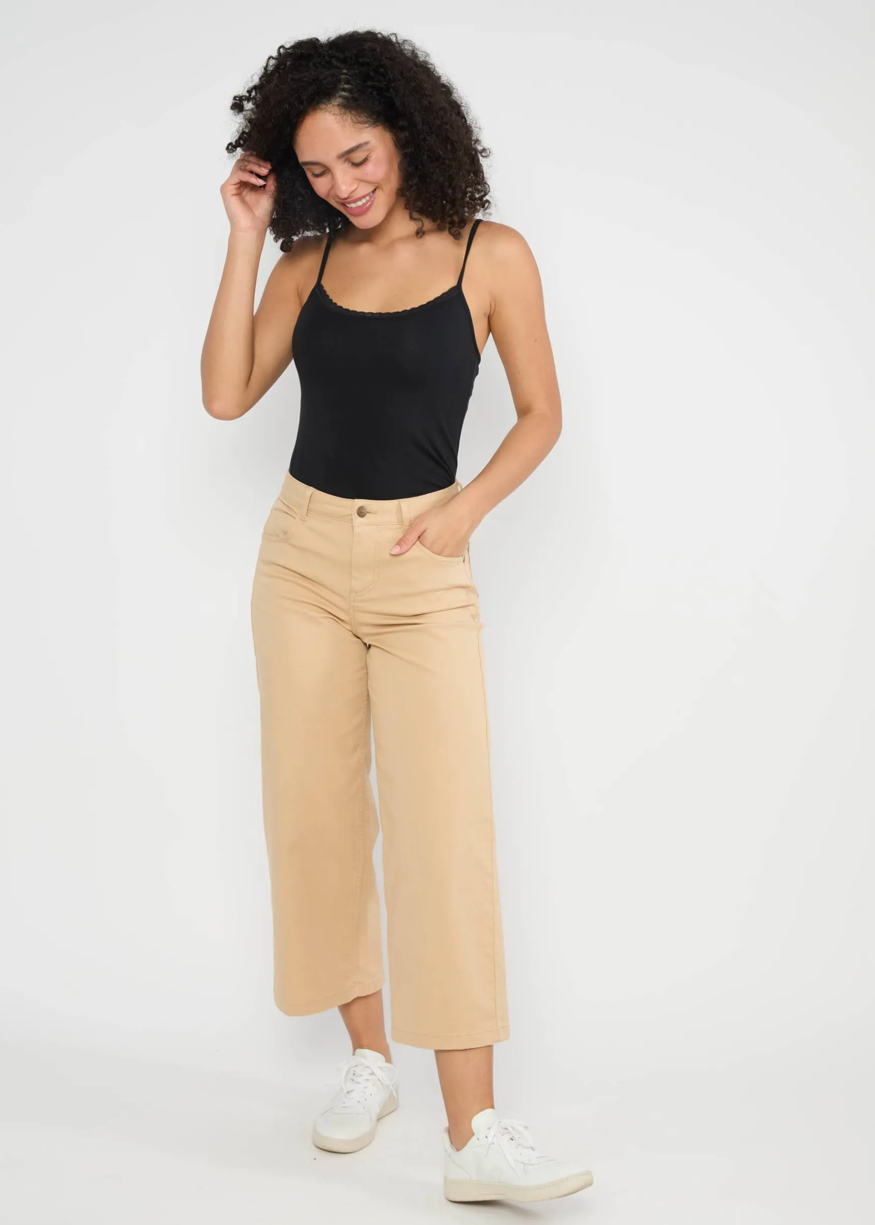 Damen Blutsgeschwister Stoffhosen|Culottes|Culotte High Waist Culotte