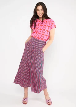 Damen Blutsgeschwister Stoffhosen|Culottes|Culotte In Full Bloom