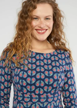 Damen Blutsgeschwister Sweatkleider|Knielange Kleider|Etuikleid Home Sweet Home