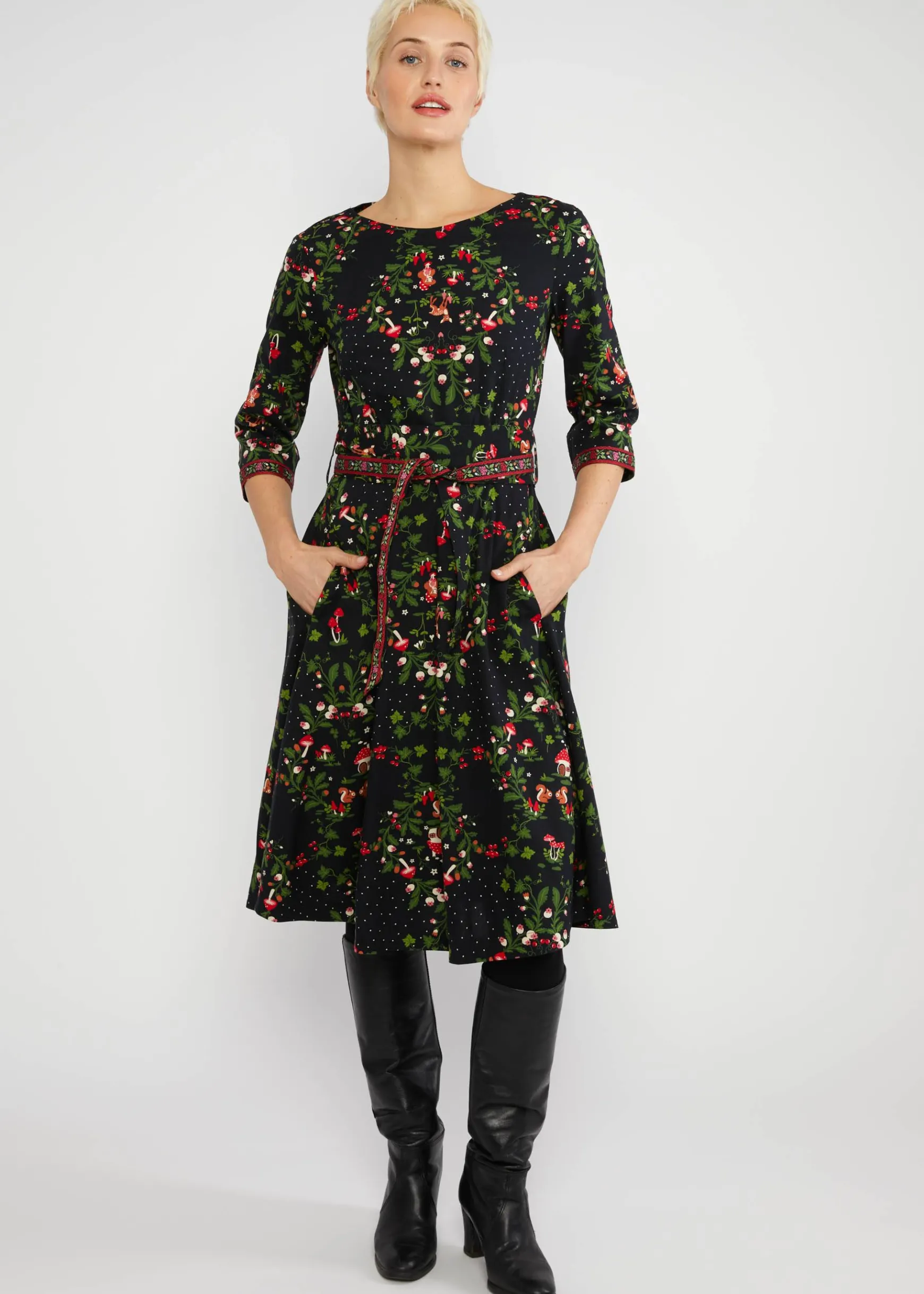 Damen Blutsgeschwister Knielange Kleider|Festliches Kleid Kisses Sweeter than Wine