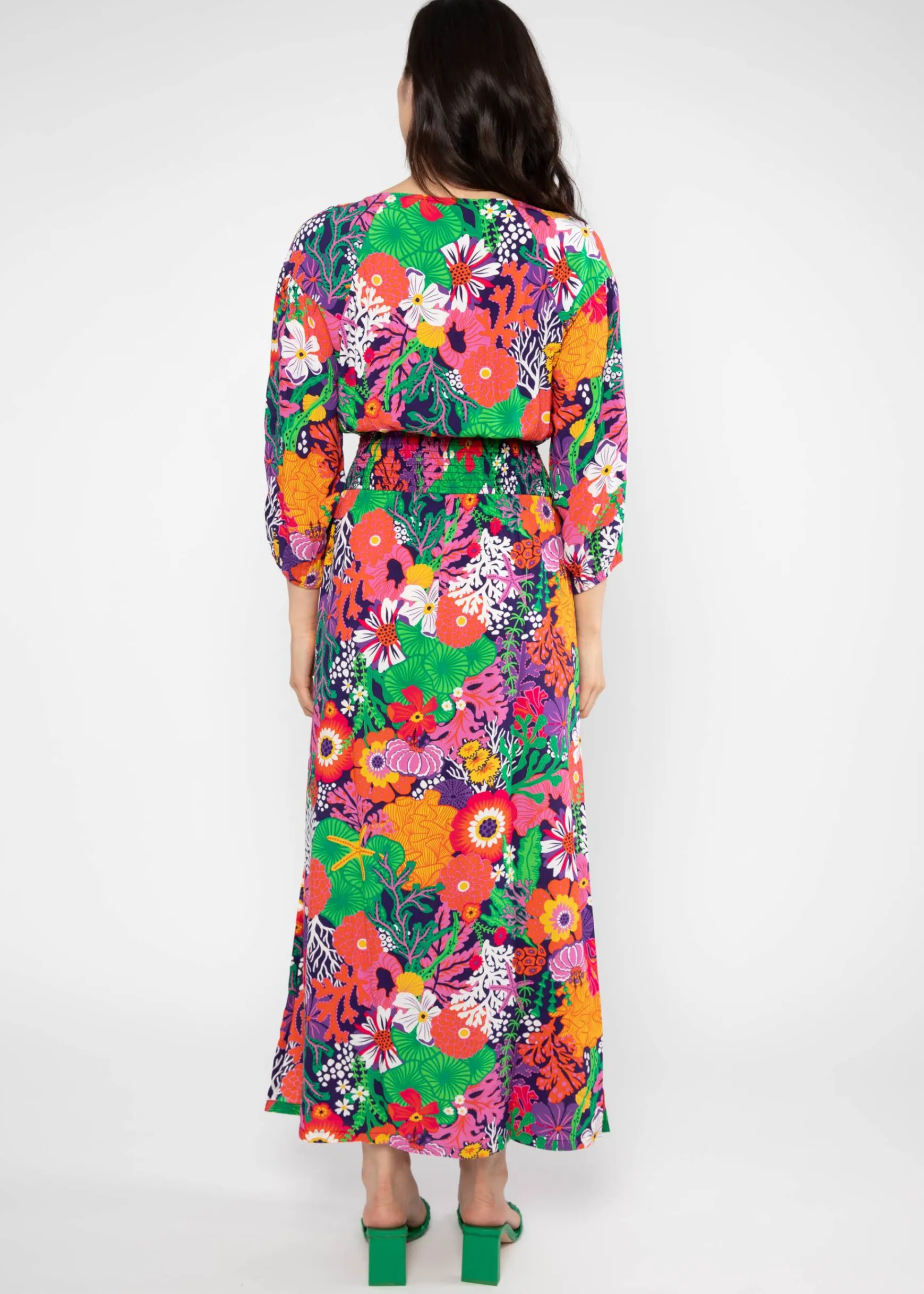 Damen Blutsgeschwister Maxikleider|Festliches Kleid Oho Ki Boho