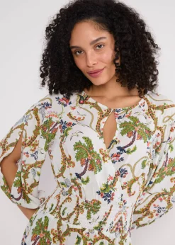 Damen Blutsgeschwister Maxikleider|Festliches Kleid Oho Ki Boho