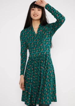 Damen Blutsgeschwister Jerseykleider|Knielange Kleider|Freizeitkleid La Vie est Belle