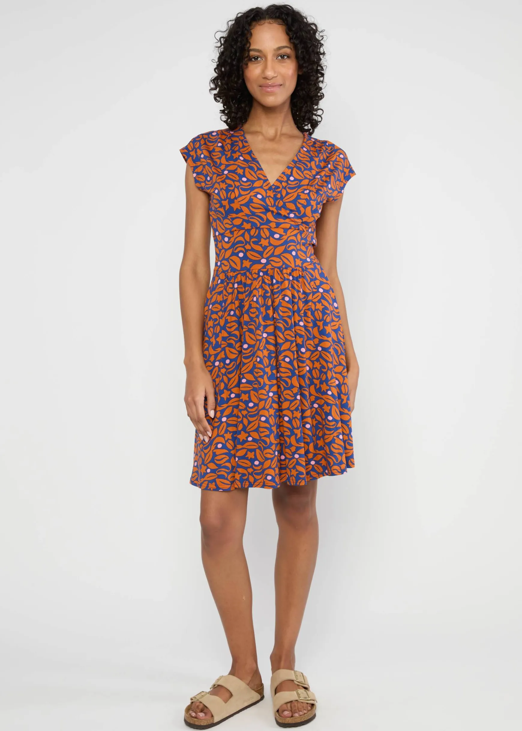 Damen Blutsgeschwister Jerseykleider|Knielange Kleider|Freizeitkleid La Vie est Belle