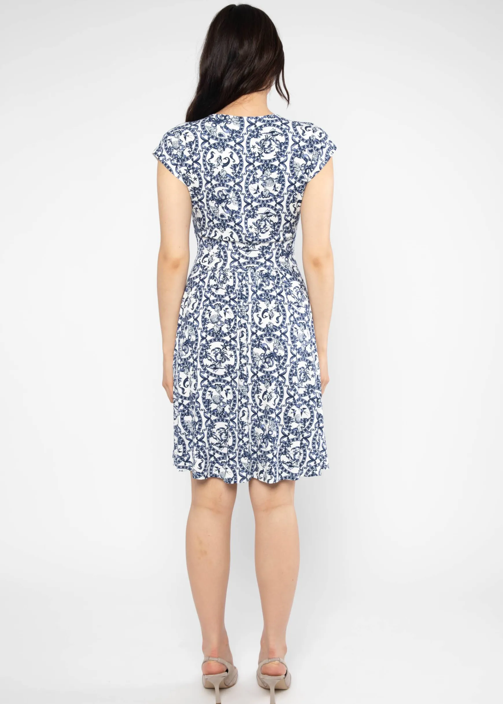 Damen Blutsgeschwister Jerseykleider|Knielange Kleider|Freizeitkleid La Vie est Belle