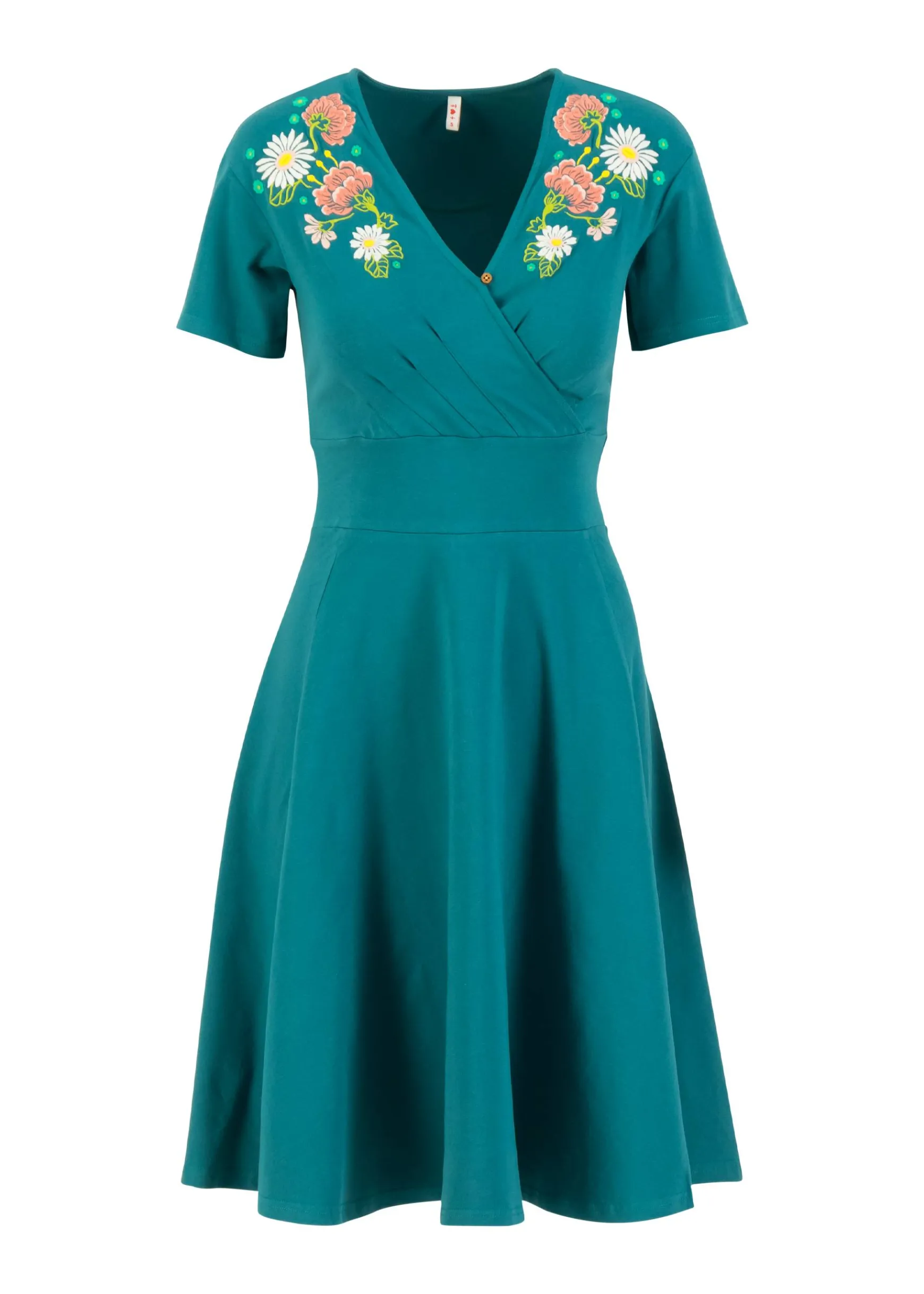Damen Blutsgeschwister Jerseykleider|Knielange Kleider|Freizeitkleid Shalala Tralala Spring