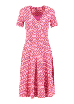 Damen Blutsgeschwister Jerseykleider|Knielange Kleider|Freizeitkleid Shalala Tralala Spring