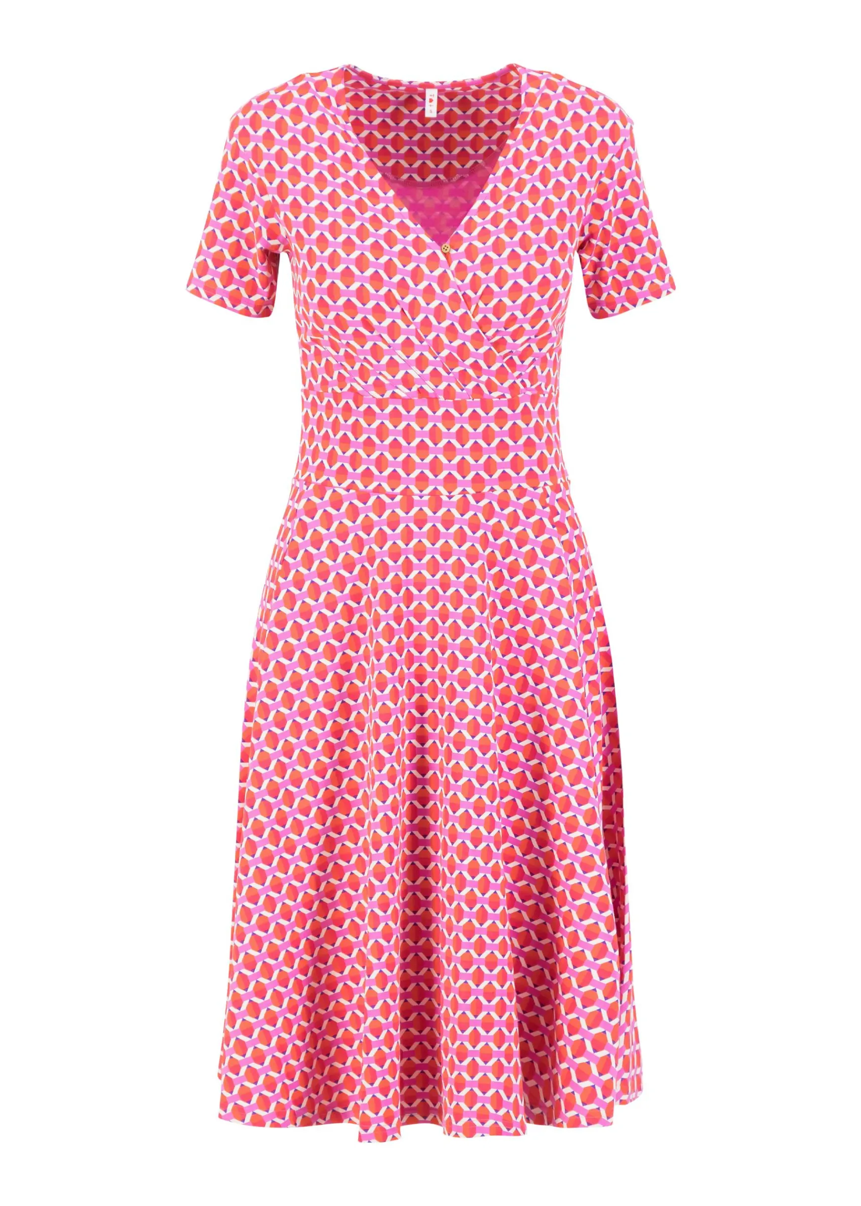 Damen Blutsgeschwister Jerseykleider|Knielange Kleider|Freizeitkleid Shalala Tralala Spring