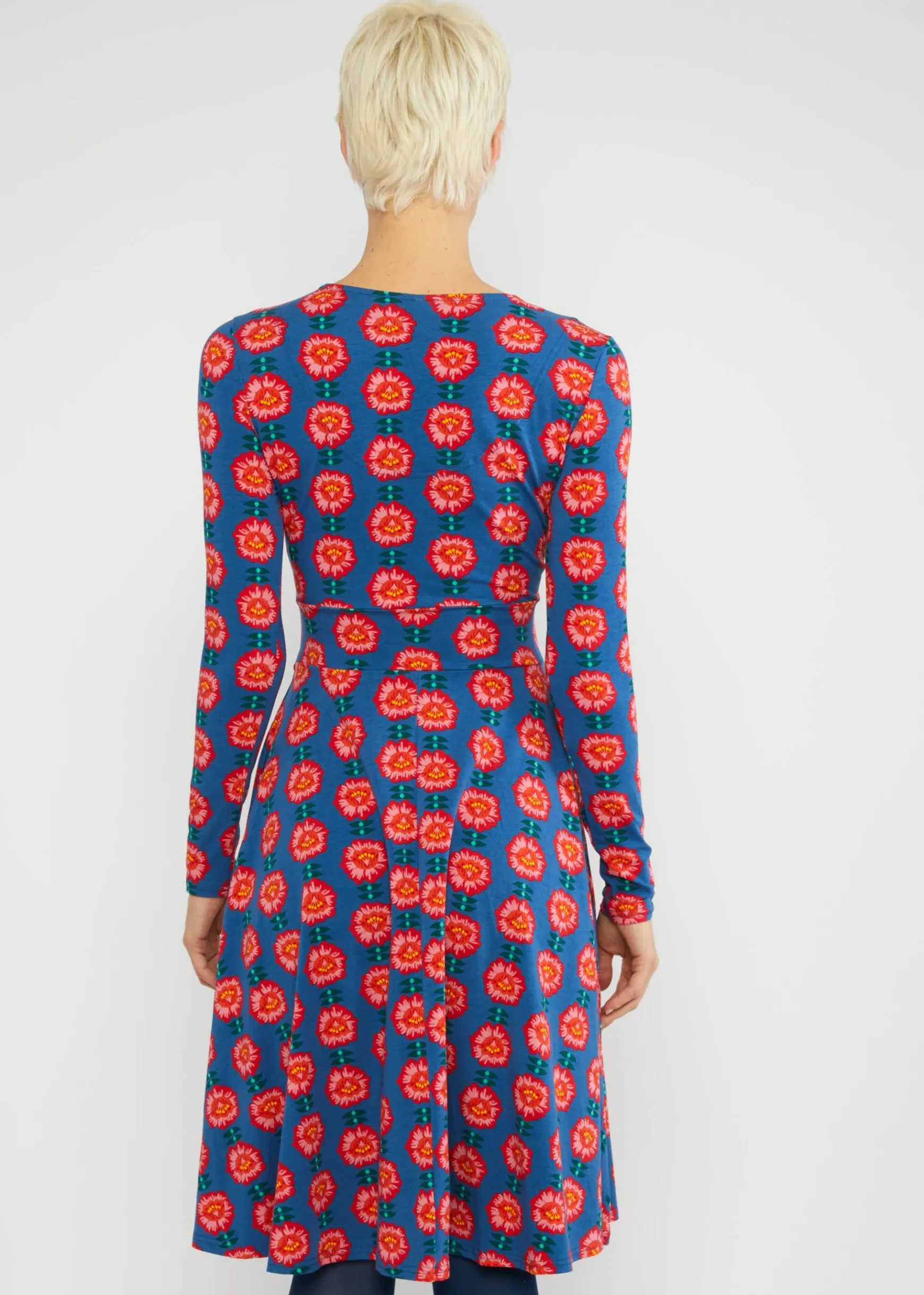 Damen Blutsgeschwister Jerseykleider|Knielange Kleider|Herbstkleid Hot Knot