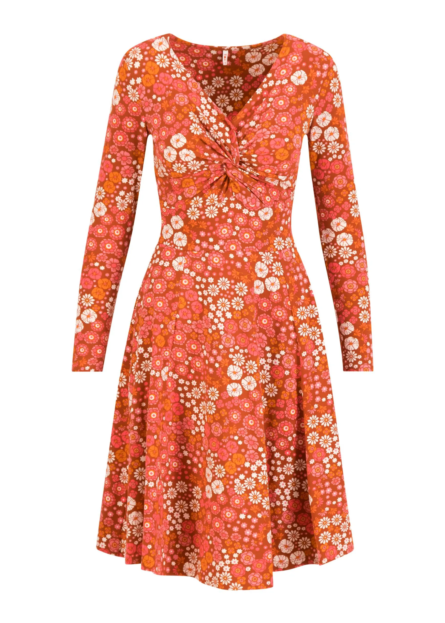 Damen Blutsgeschwister Jerseykleider|Knielange Kleider|Herbstkleid Hot Knot