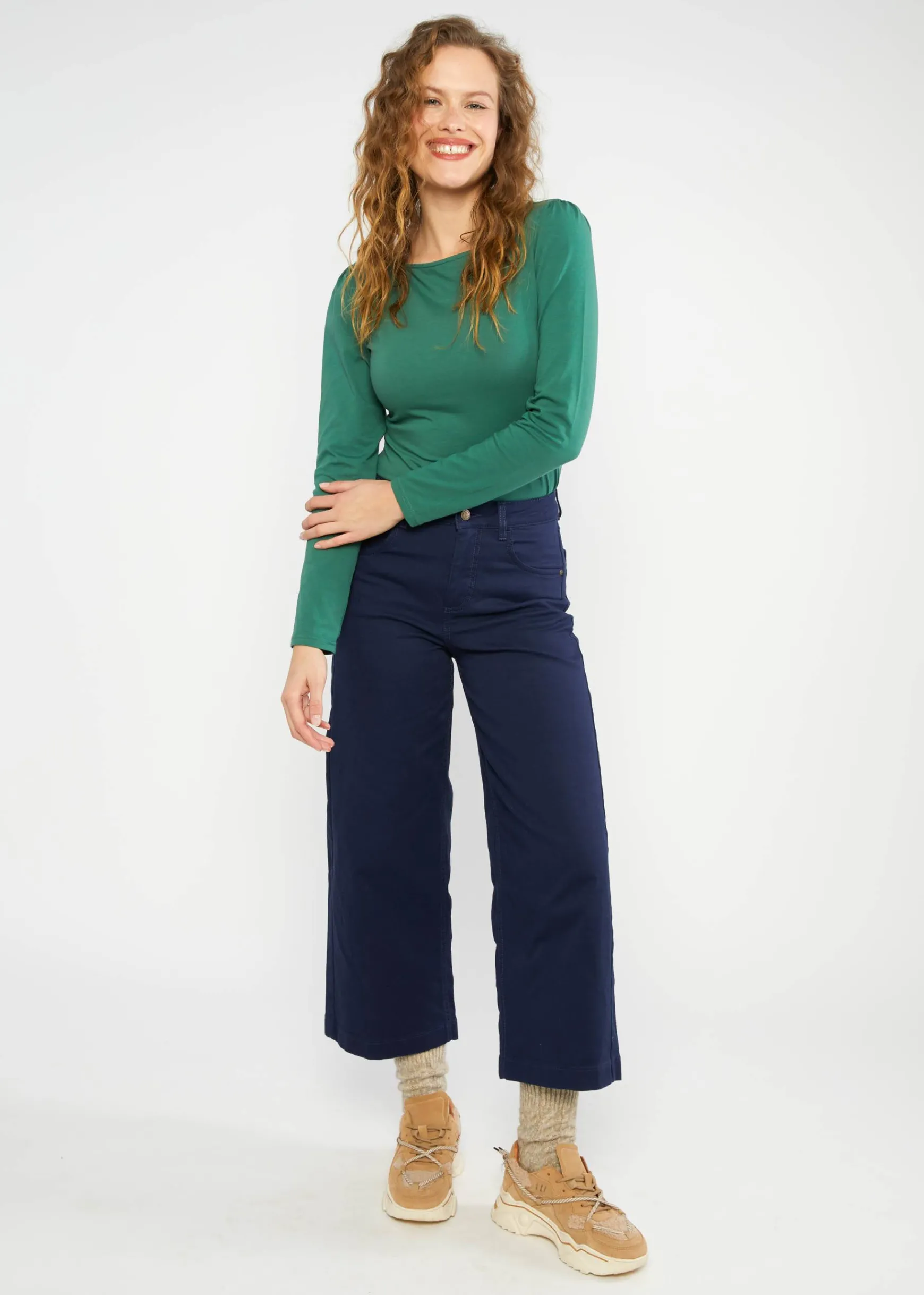 Damen Blutsgeschwister Culottes|Stoffhosen|Hose High Waist Culotte