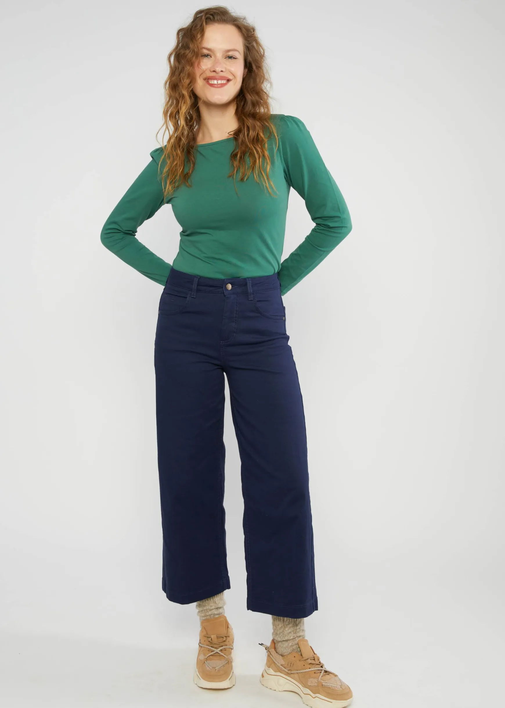 Damen Blutsgeschwister Culottes|Stoffhosen|Hose High Waist Culotte