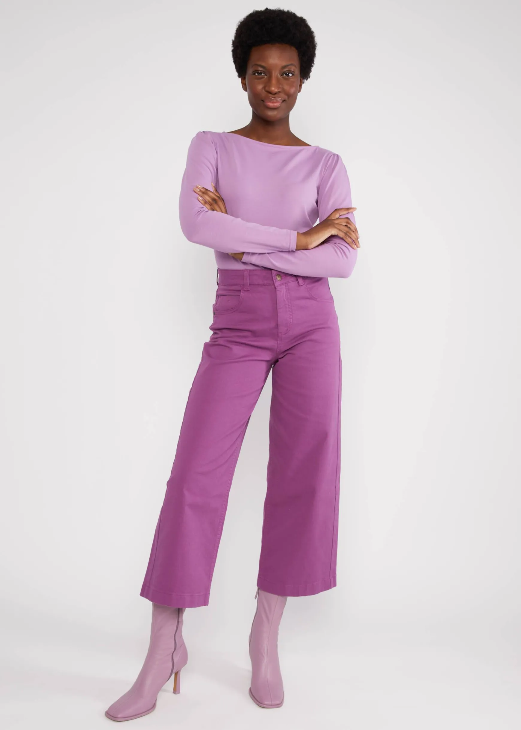 Damen Blutsgeschwister Culottes|Stoffhosen|Hose High Waist Culotte