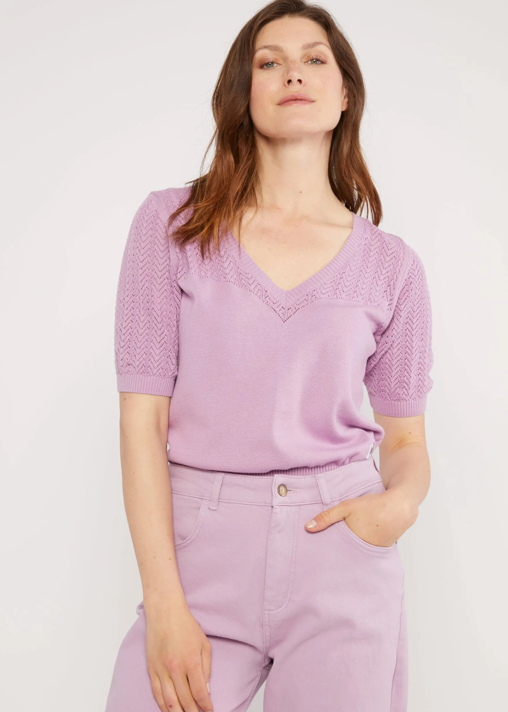 Damen Blutsgeschwister Stoffhosen|7/8-Hosen|Hose High Waist Olotte Remade