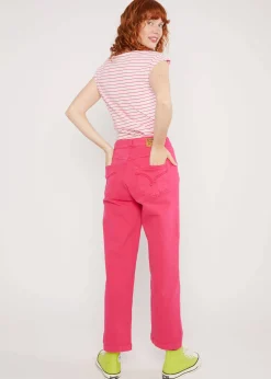 Damen Blutsgeschwister Stoffhosen|7/8-Hosen|Hose High Waist Olotte Remade