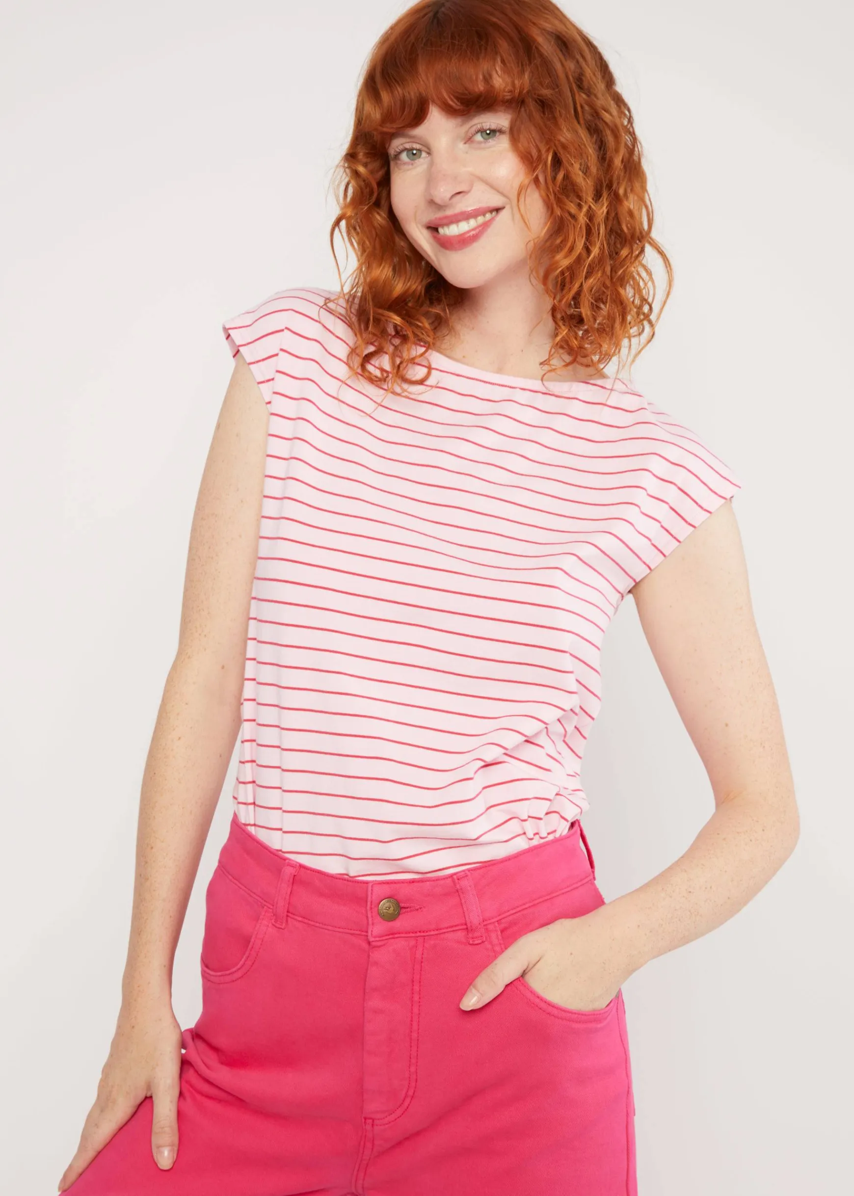 Damen Blutsgeschwister Stoffhosen|7/8-Hosen|Hose High Waist Olotte Remade