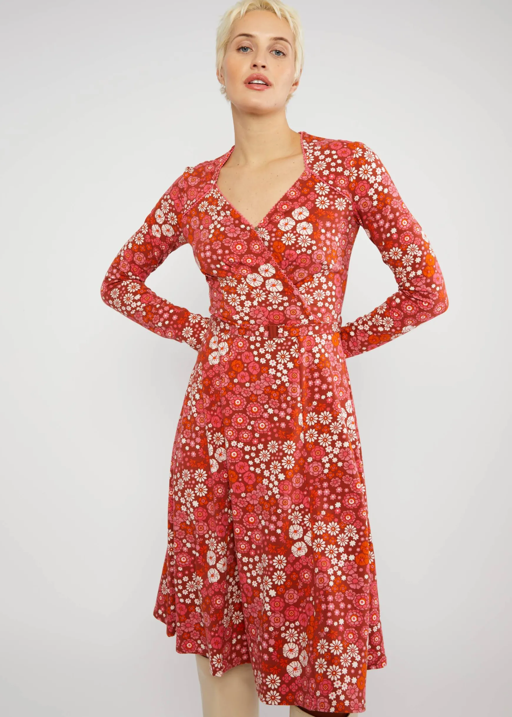 Damen Blutsgeschwister Jerseykleider|Knielange Kleider|Jerseykleid Cache Me, Darling