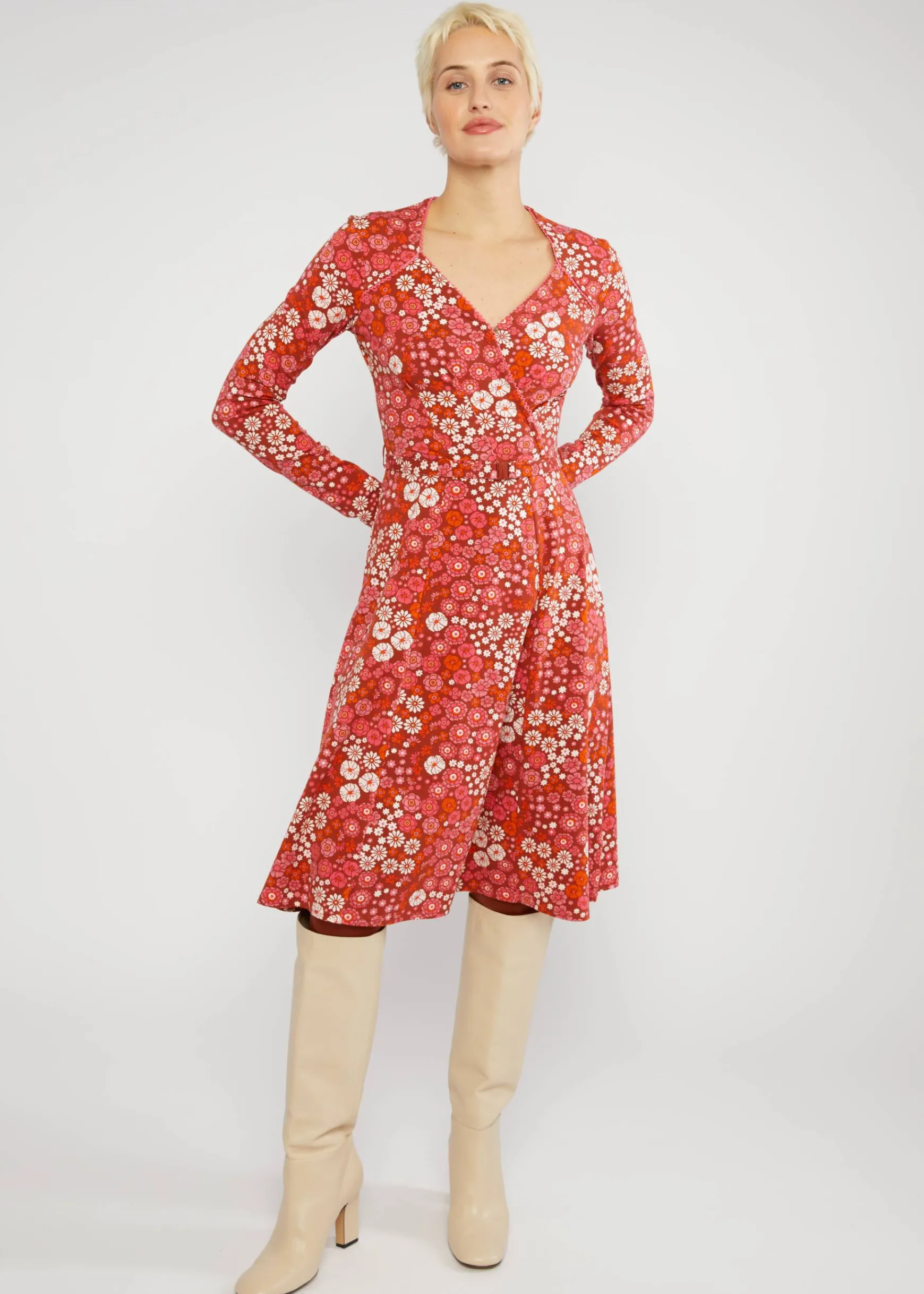 Damen Blutsgeschwister Jerseykleider|Knielange Kleider|Jerseykleid Cache Me, Darling