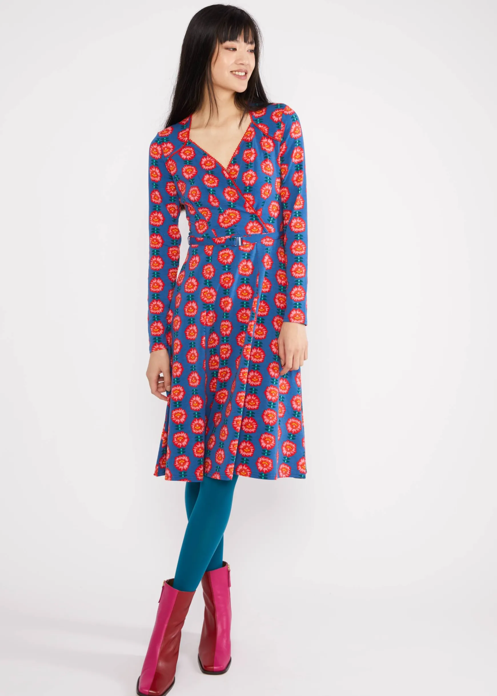Damen Blutsgeschwister Jerseykleider|Knielange Kleider|Jerseykleid Cache Me, Darling