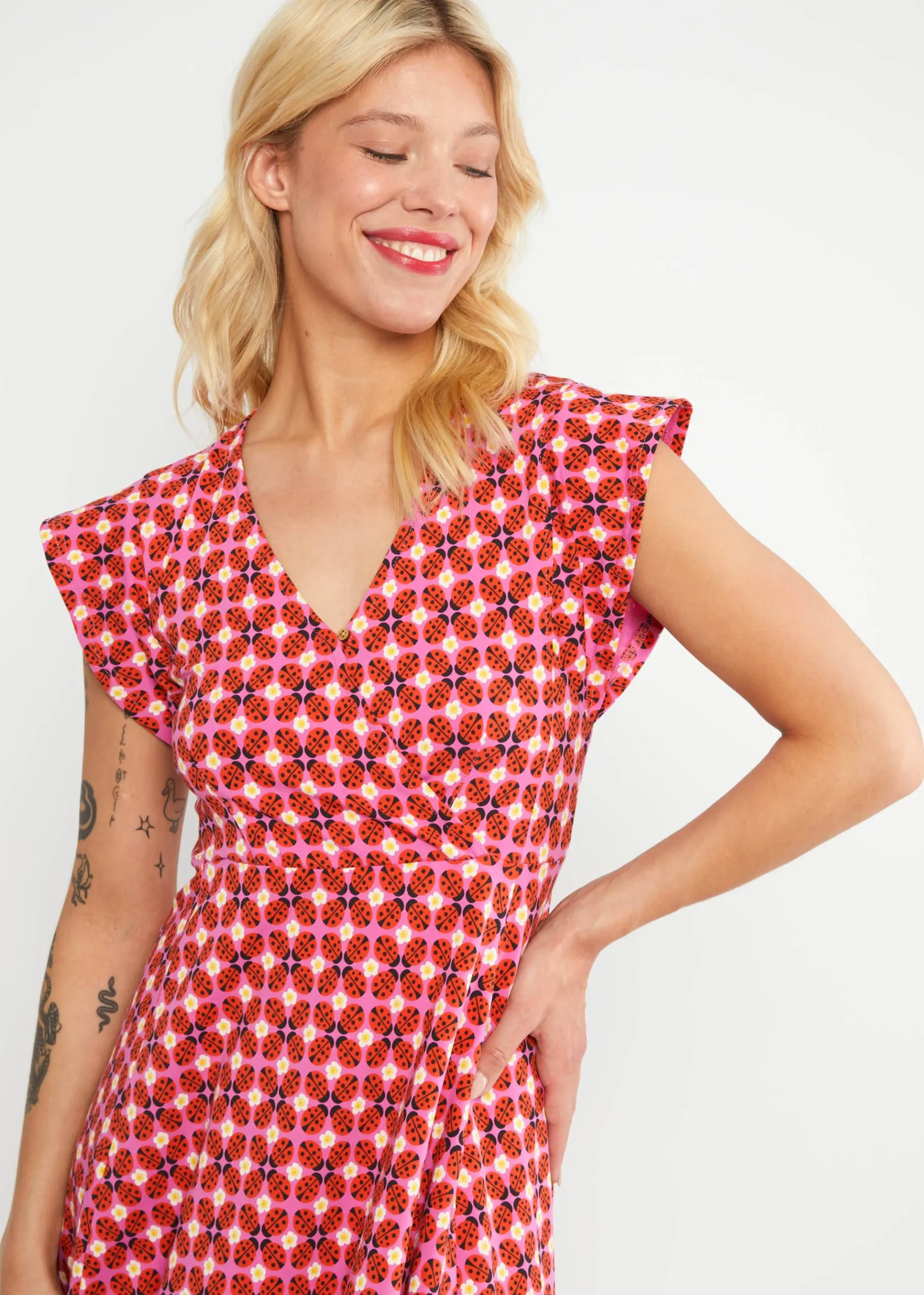 Damen Blutsgeschwister Jerseykleider|Minikleider|Jerseykleid Daydreaming Cache