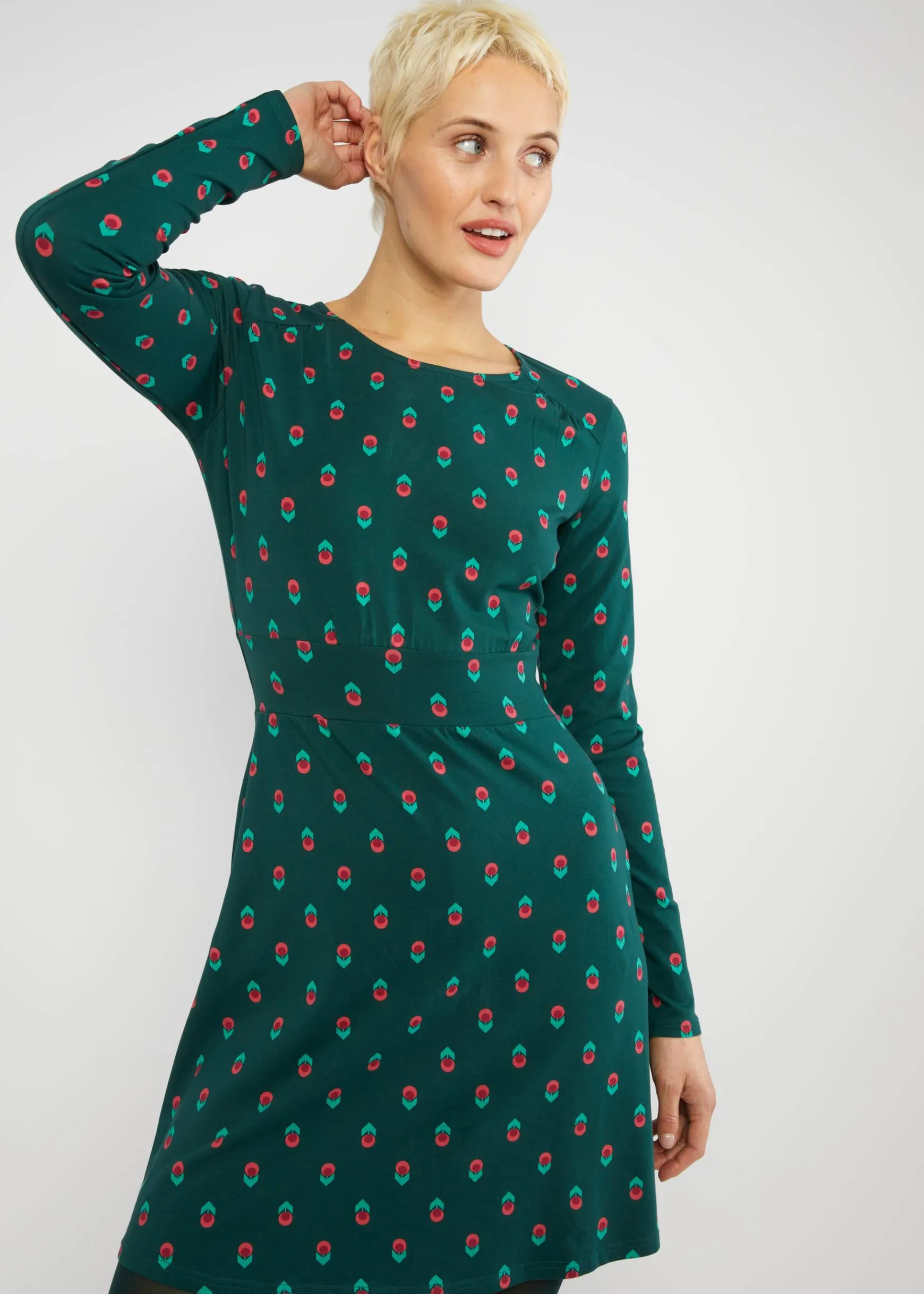 Damen Blutsgeschwister Jerseykleider|Knielange Kleider|Jerseykleid Hootchy Kootchy Petite