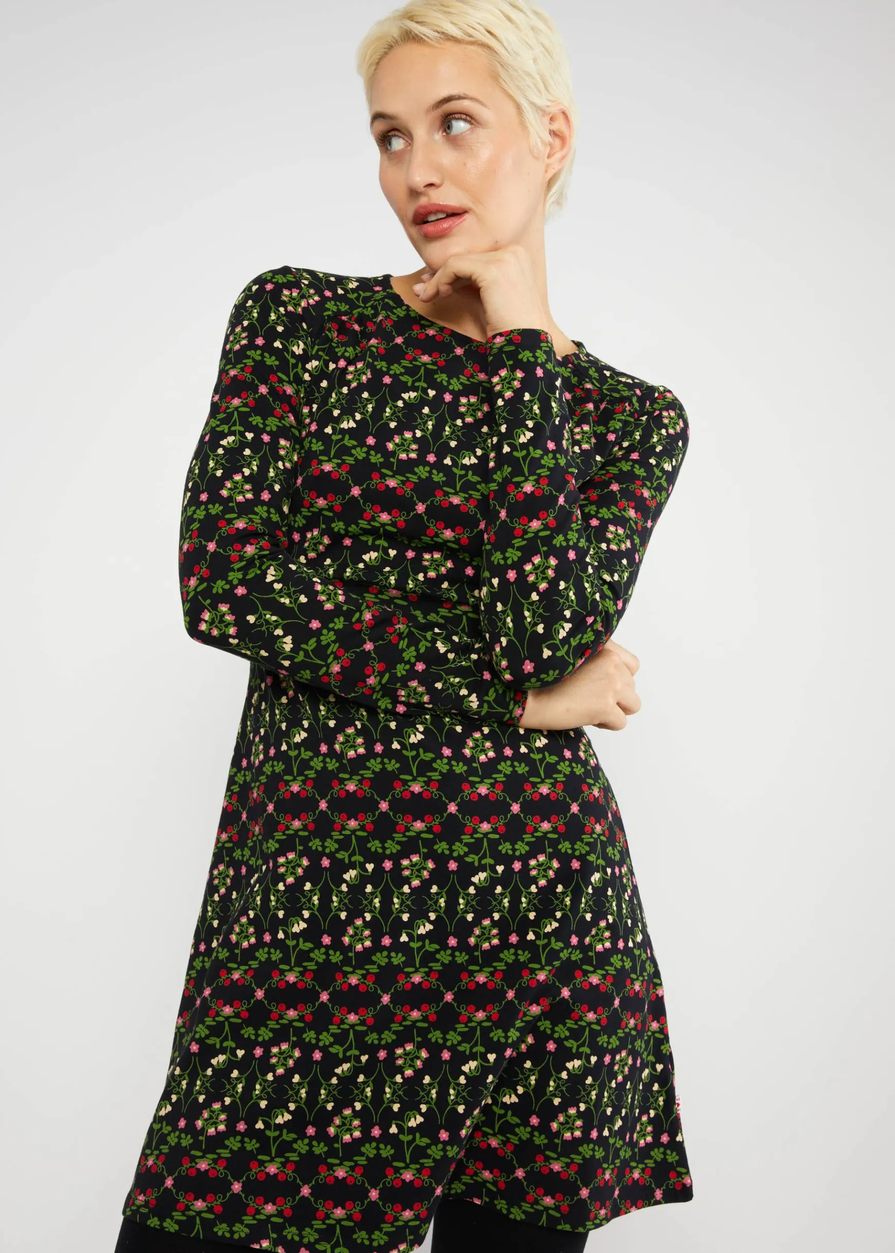 Damen Blutsgeschwister Jerseykleider|Knielange Kleider|Jerseykleid Hootchy Kootchy Petite