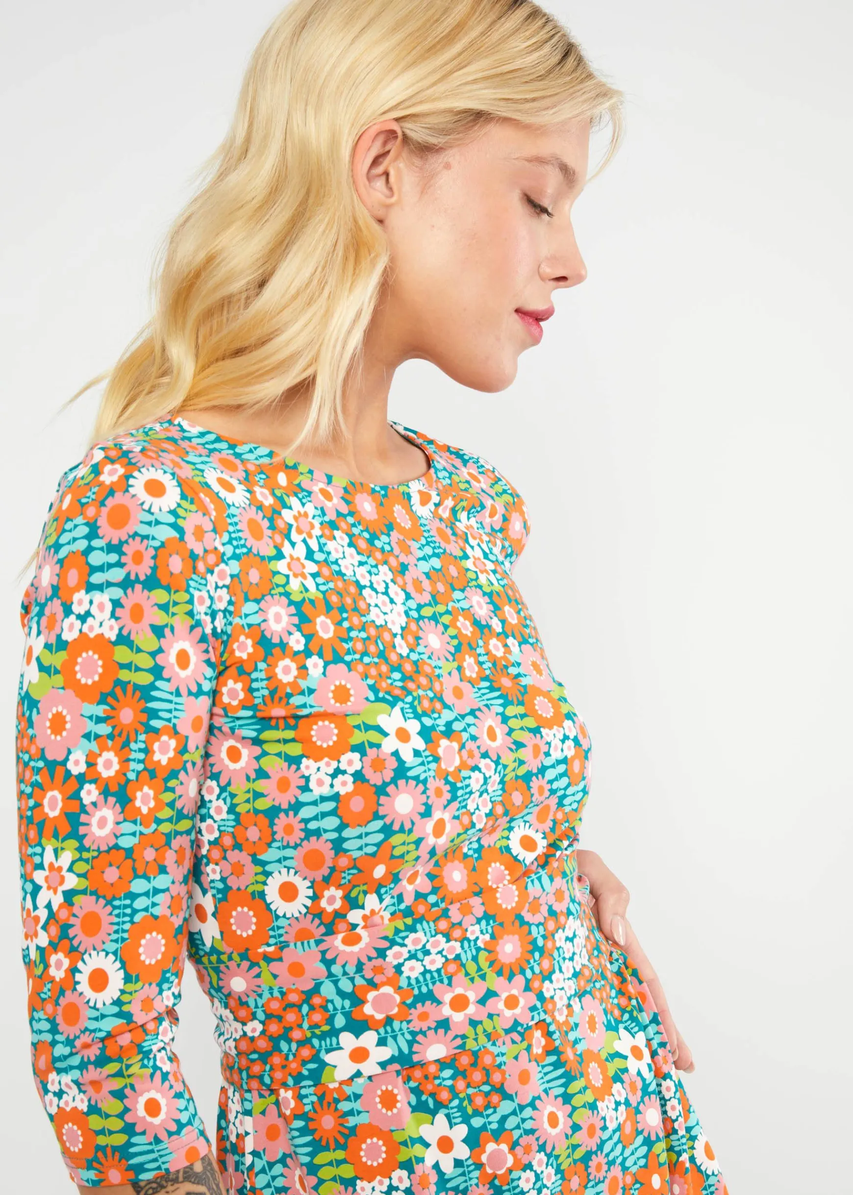Damen Blutsgeschwister Jerseykleider|Knielange Kleider|Jerseykleid Lovely Hug me
