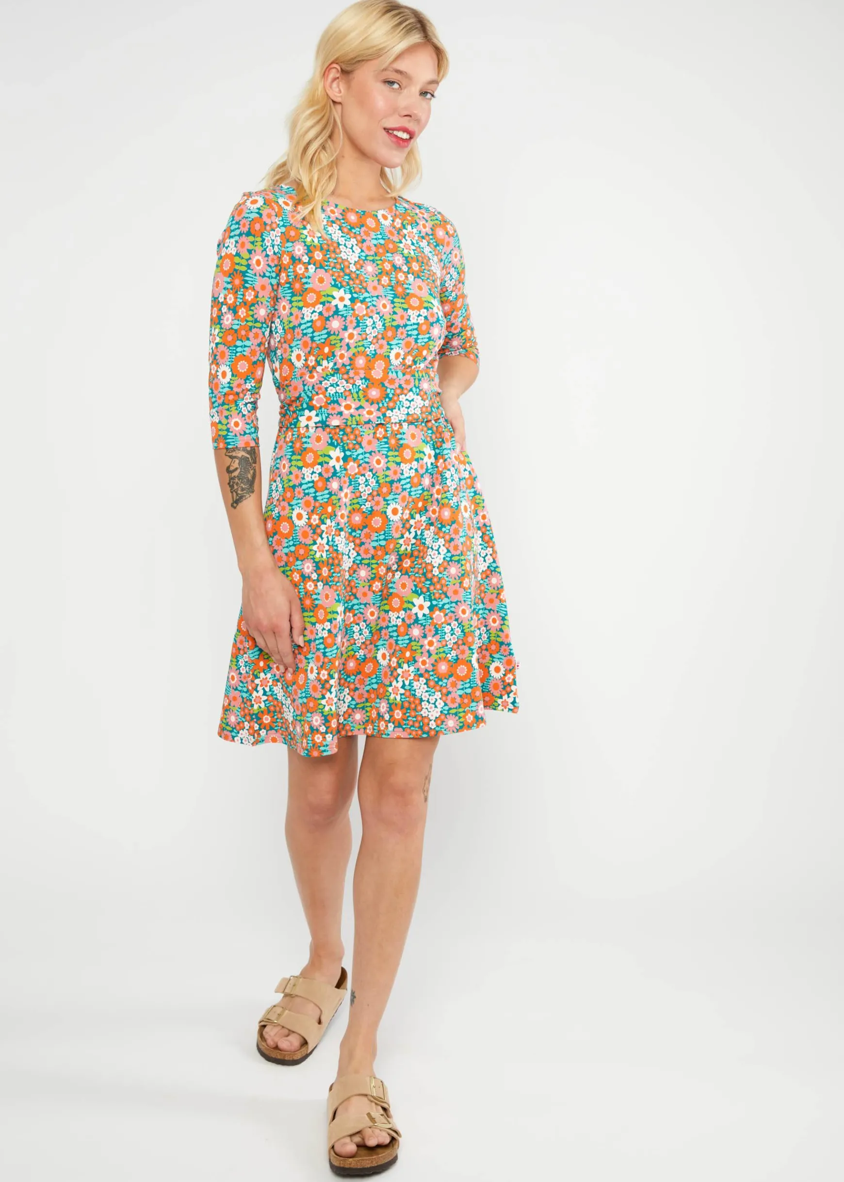 Damen Blutsgeschwister Jerseykleider|Knielange Kleider|Jerseykleid Lovely Hug me