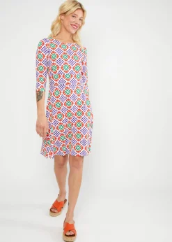 Damen Blutsgeschwister Jerseykleider|Knielange Kleider|Jerseykleid Lovely Hug me