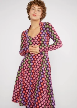 Damen Blutsgeschwister Jerseykleider|Knielange Kleider|Jerseykleid Miraculous Power Tralala