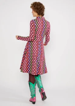 Damen Blutsgeschwister Jerseykleider|Knielange Kleider|Jerseykleid Miraculous Power Tralala