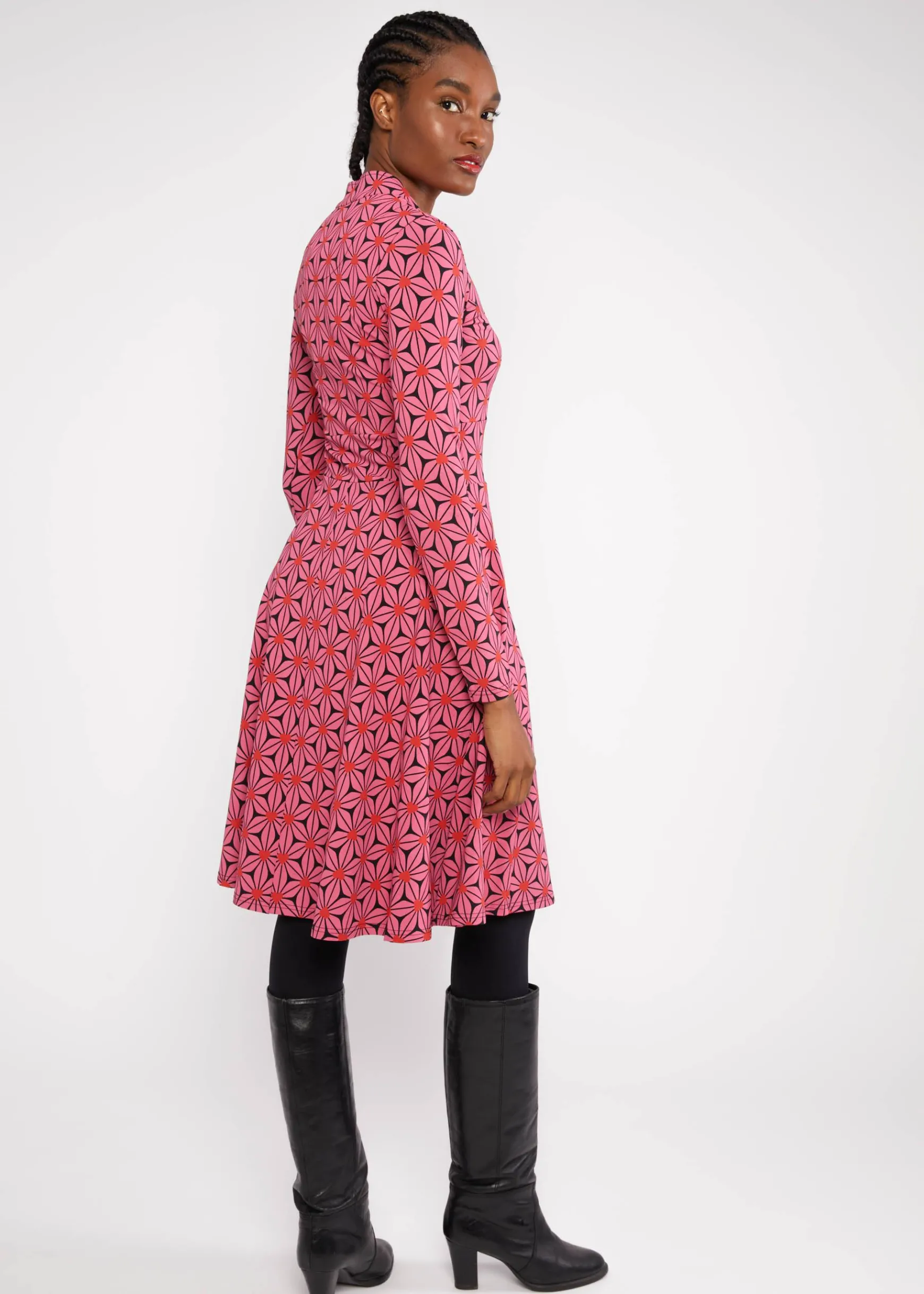 Damen Blutsgeschwister Jerseykleider|Knielange Kleider|Jerseykleid Miraculous Power Tralala