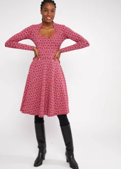 Damen Blutsgeschwister Jerseykleider|Knielange Kleider|Jerseykleid Miraculous Power Tralala