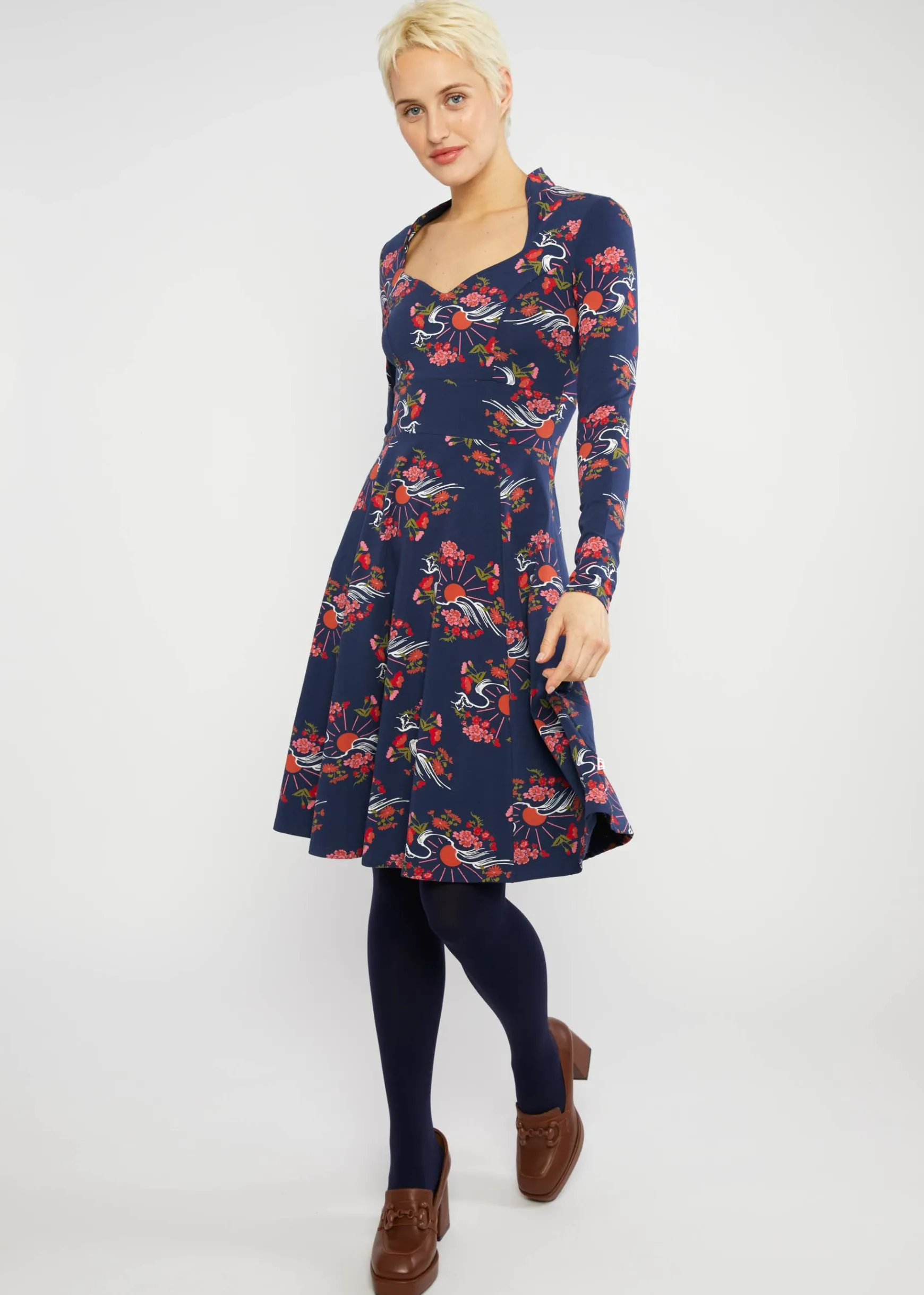 Damen Blutsgeschwister Jerseykleider|Knielange Kleider|Jerseykleid Miraculous Power Tralala