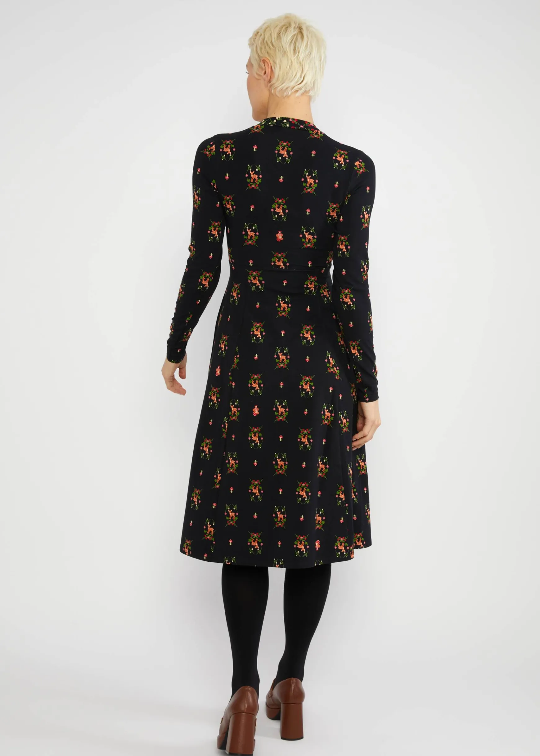 Damen Blutsgeschwister Jerseykleider|Knielange Kleider|Jerseykleid Shake Rattle and Roll