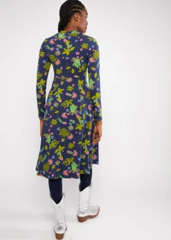 Damen Blutsgeschwister Jerseykleider|Knielange Kleider|Jerseykleid Shake Rattle and Roll