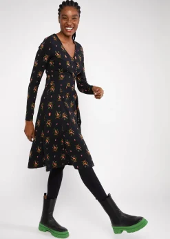 Damen Blutsgeschwister Jerseykleider|Knielange Kleider|Jerseykleid Shalala Tralala