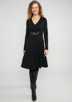Damen Blutsgeschwister Jerseykleider|Knielange Kleider|Jerseykleid Shalala Tralala