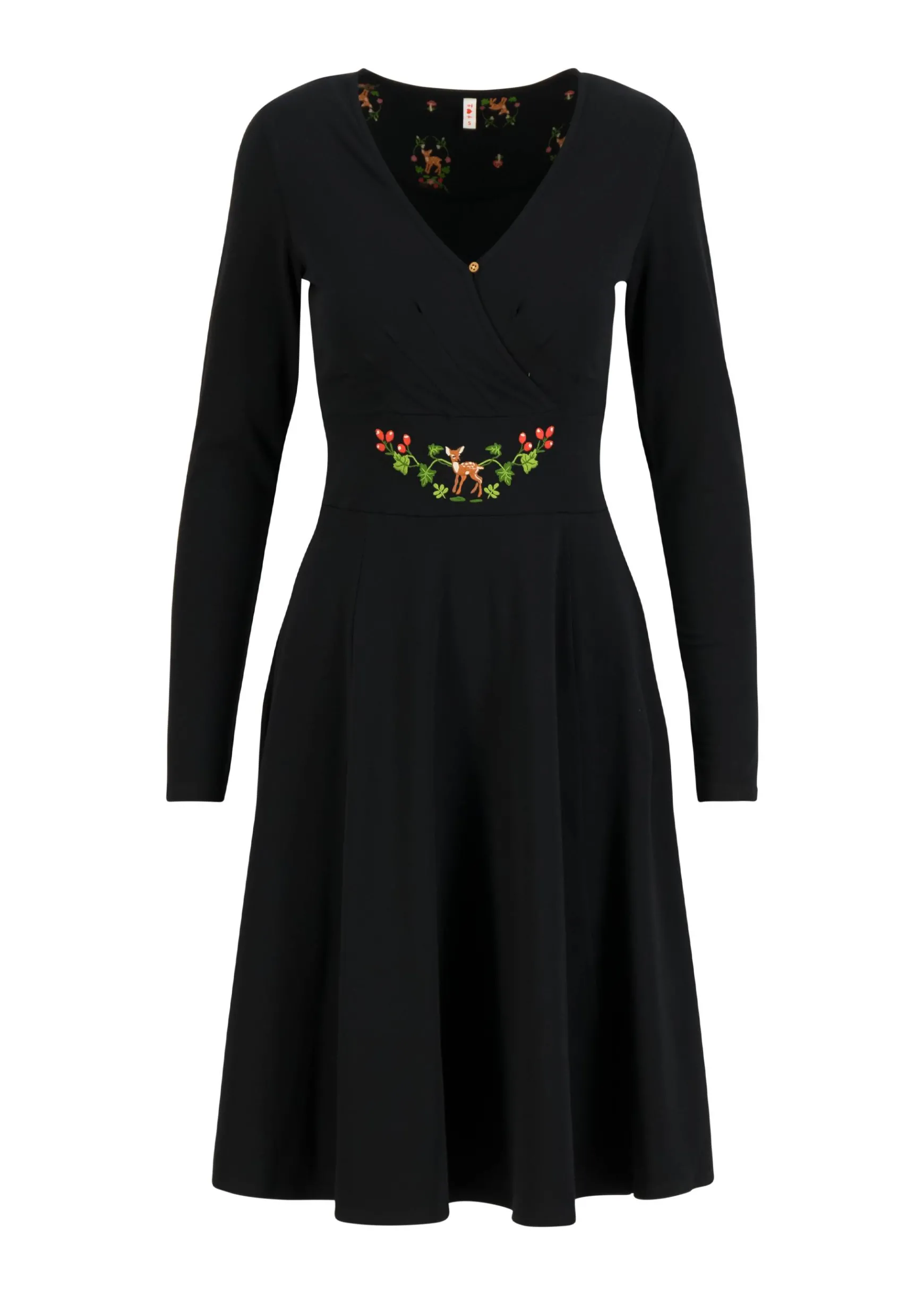 Damen Blutsgeschwister Jerseykleider|Knielange Kleider|Jerseykleid Shalala Tralala