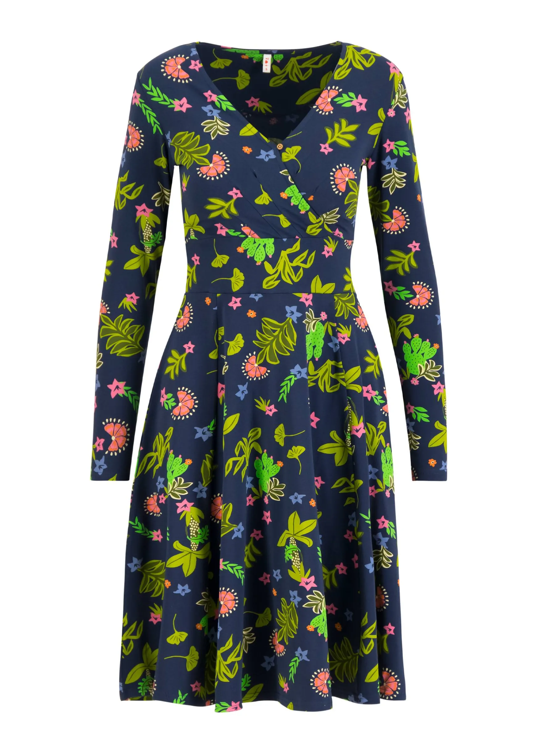 Damen Blutsgeschwister Jerseykleider|Knielange Kleider|Jerseykleid Shalala Tralala