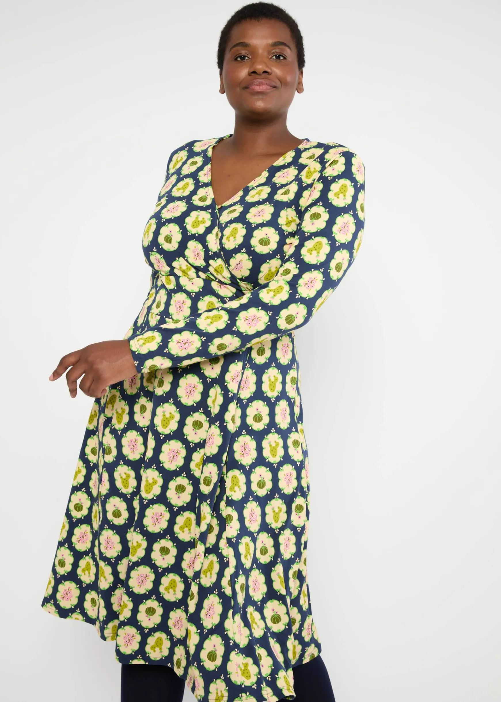 Damen Blutsgeschwister Jerseykleider|Knielange Kleider|Jerseykleid Shalala Tralala