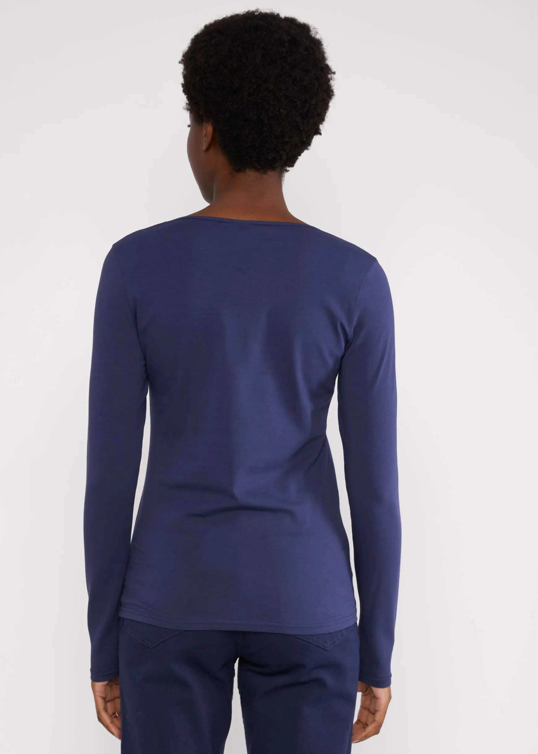 Damen Blutsgeschwister Longsleeves|Rundhals|Jerseyshirt Balconnet Fu00E9minin
