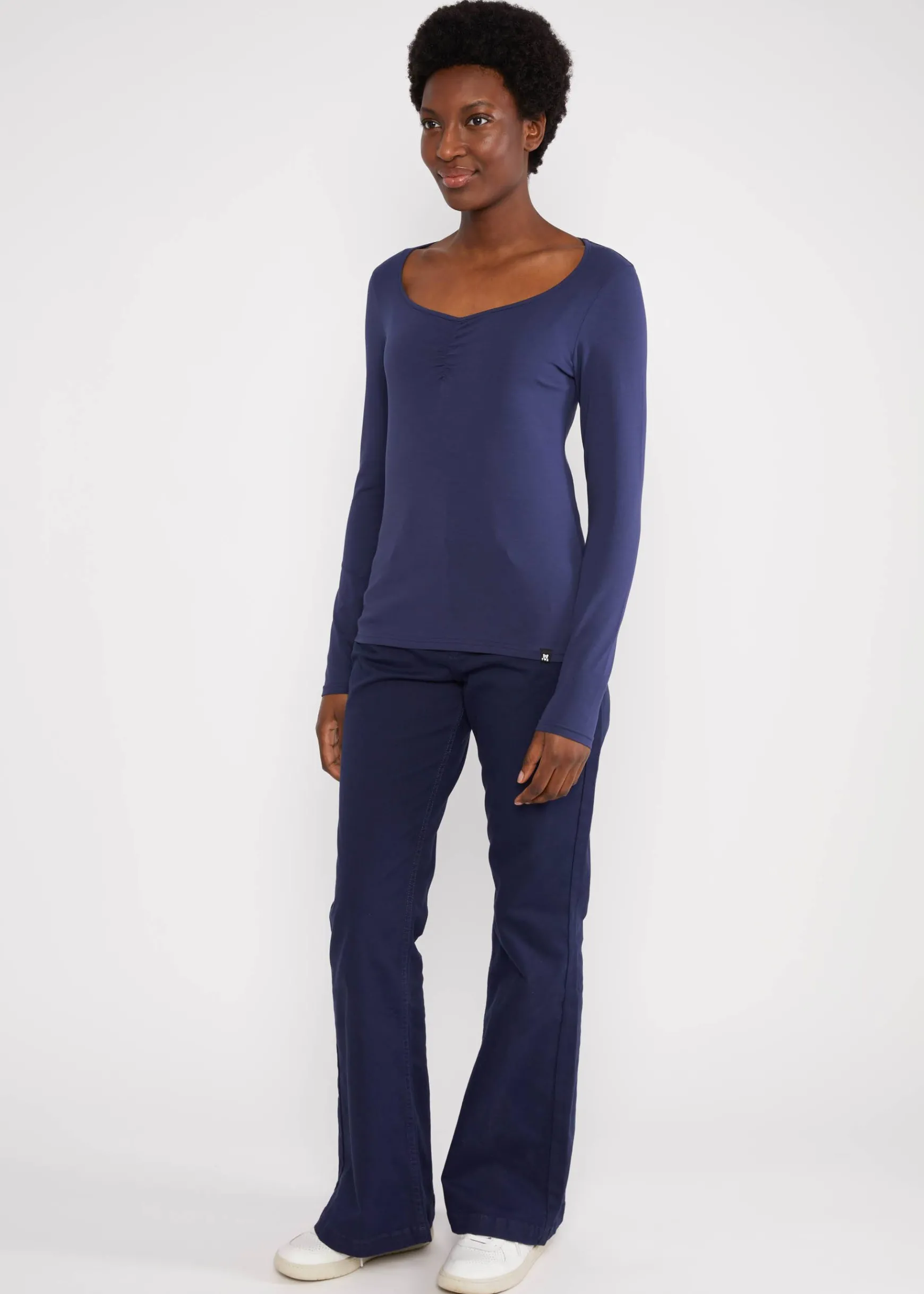 Damen Blutsgeschwister Longsleeves|Rundhals|Jerseyshirt Balconnet Fu00E9minin