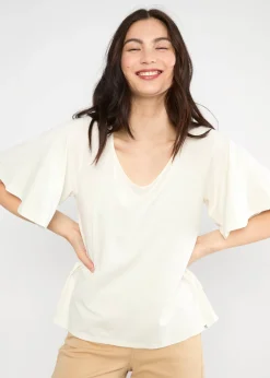 Damen Blutsgeschwister T-Shirts|Rundhals|Jerseyshirt Fly Little Bird