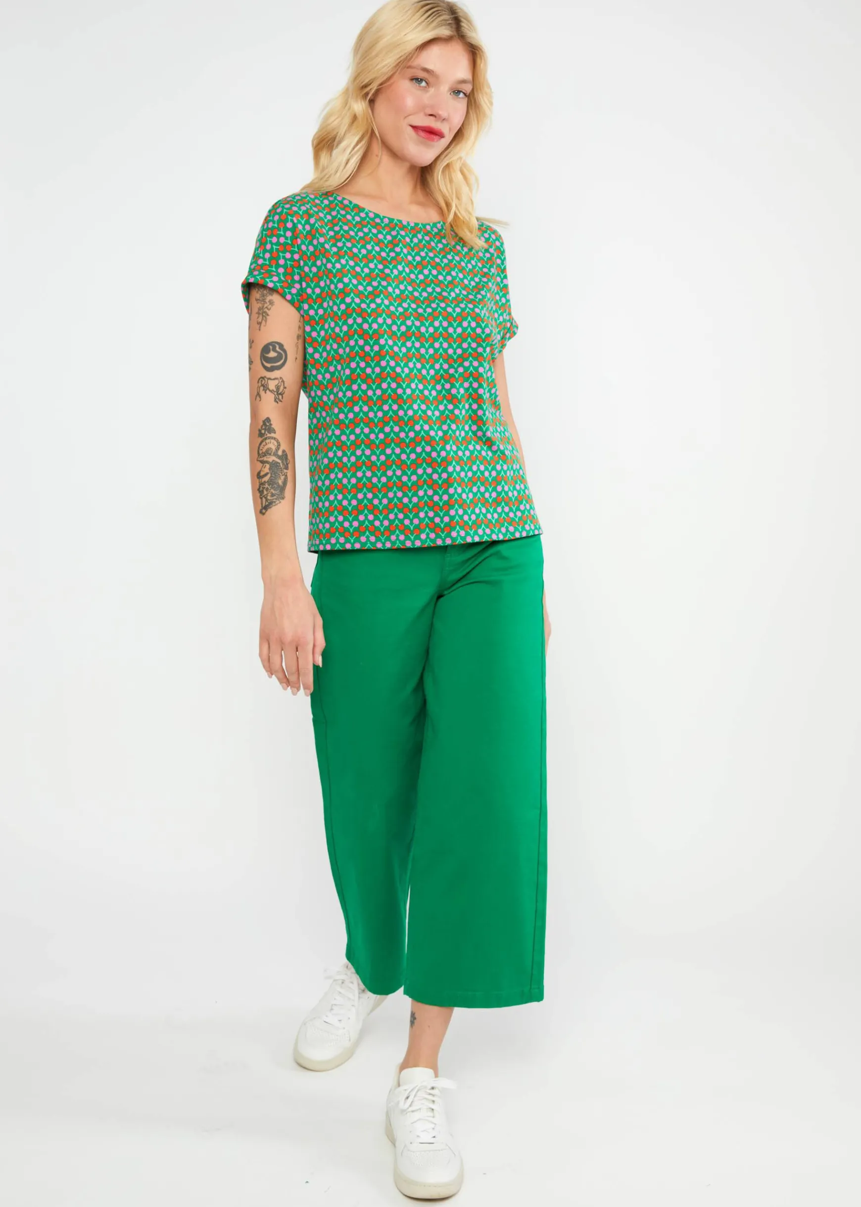 Damen Blutsgeschwister T-Shirts|Rundhals|Jerseyshirt Glow and Grow